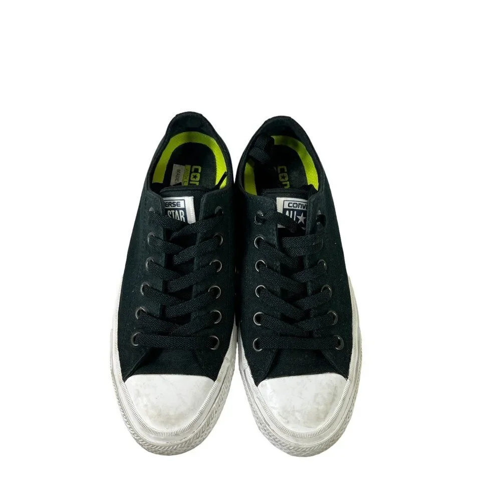Chuck Taylors with Lunarlon Converse Black & White Low Top Sneakers